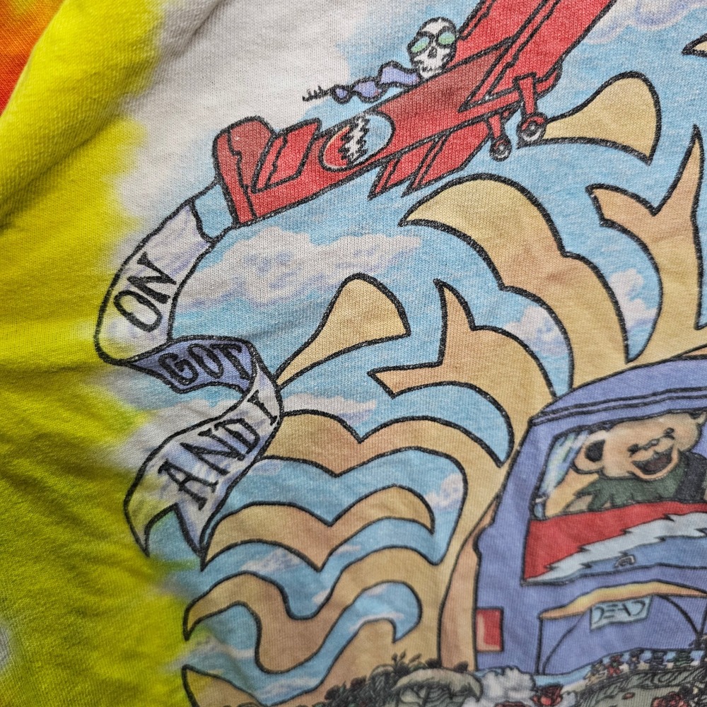 VINTAGE GRATEFUL DEAD SUMMER TOUR TIE DYE T SHIRT MEN XL - Picture 7 of 7